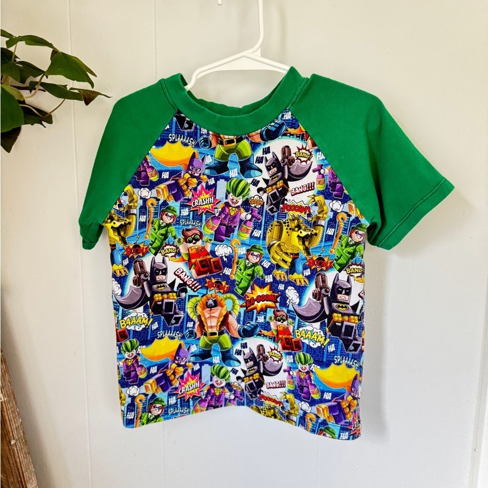 🦇 LEGO Batman Raglan Tee — Size 3T 💥💚